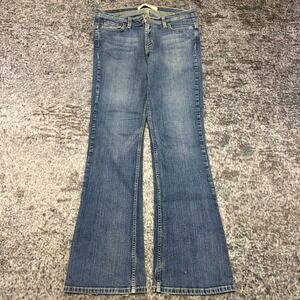 Express Precision Fit Jeans Womens 8R (31x31) Blue Cetine Low Rise Bootcut Y2K